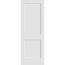Composite 2 Panel Interior White Painted Solid Core Passage Stile And Rail Shaker Door